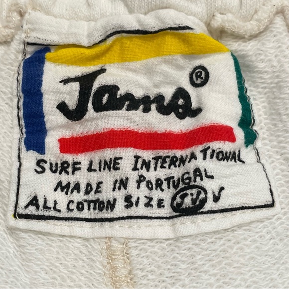 Vintage Surf Line Jams Jams Rescue Shorts White Size JV (XS/S) - Picture 5 of 12